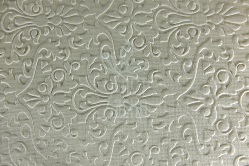 Папір текстурований, тиснений "Орнамент 5", бежевий, 13х18 см, Україна