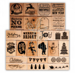 Штамп гумовий "Holyday", Hampton Art