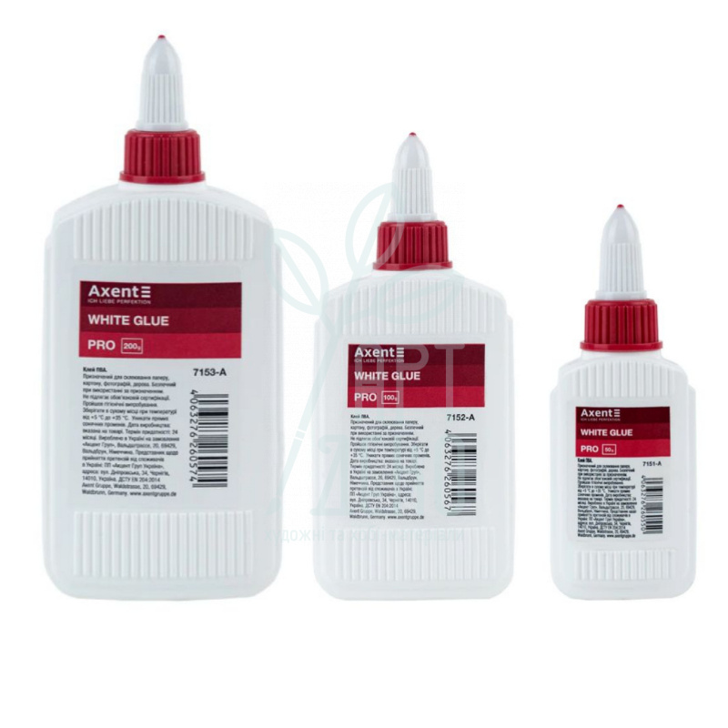 Клей ПВА PRO, ковпачок-дозатор, Axent