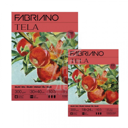 Склейка для олії Tela, 300 г/м2, 10 л, Fabriano