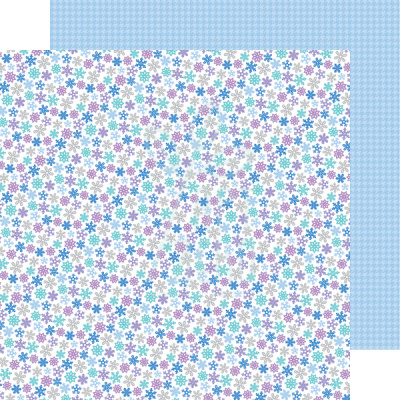 Папір для скрапбукінгу 30x30 см Рolar pals paper pack/Colorful Crystals, Doodlebug