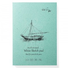Блокнот-склейка для рисунку AUTHENTIC, А4 (21х29,7 см), 90 г/м2, 120 л., SMILTAINIS Блокнот-склейка для рисунку AUTHENTIC, А4 (21х29,7 см), 90 г/м2, 120 л., SMILTAINIS
