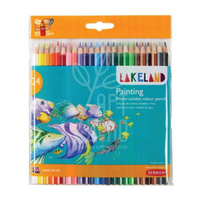 Набір акварельних олівців "Lakeland Painting" в блістері, 24 кол., DERWENT