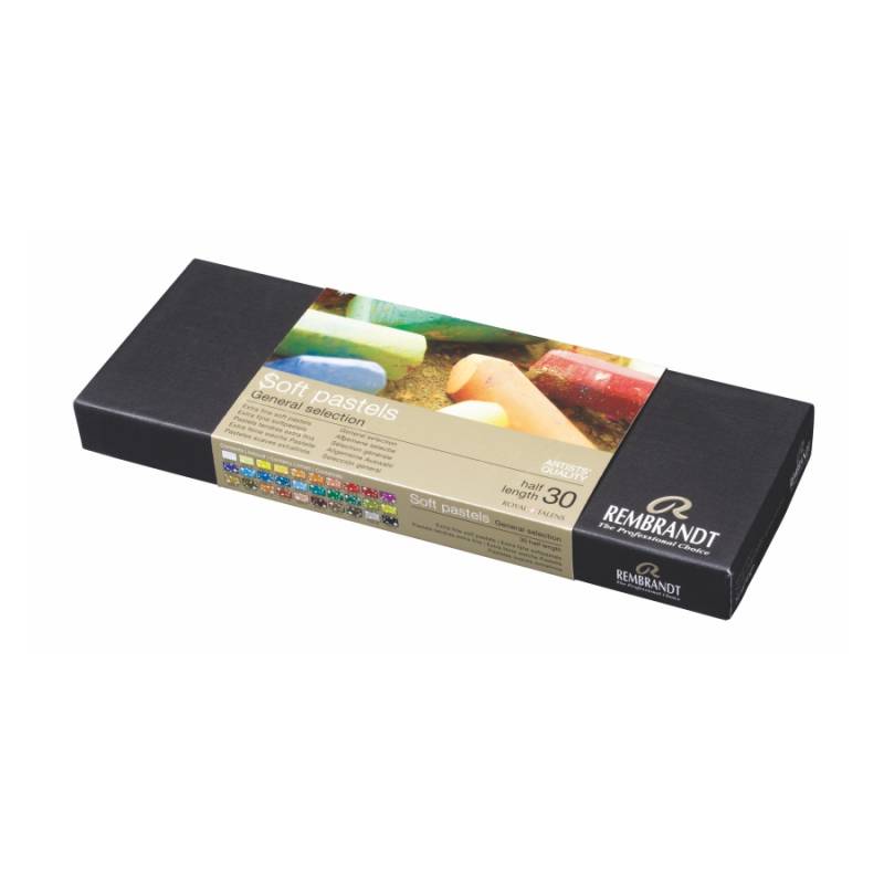 Набір пастелі сухої Rembrandt Basic, м'яка, 1/2 пастелі, 30 шт, Royal Talens