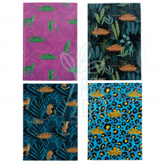 Книга записна Leopard, клітинка, А4 (21х29,7 см), 96 л., Axent
