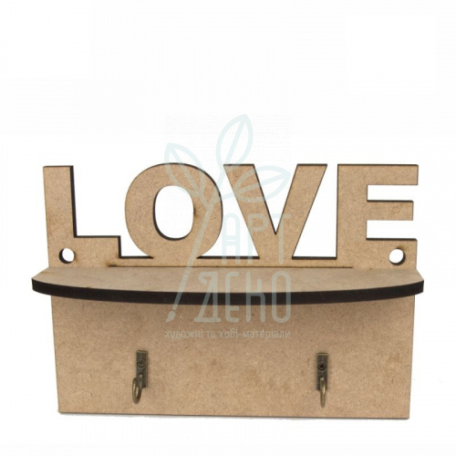 Ключниця "Love", МДФ, 20х6,5х14 см, ROSA Talent