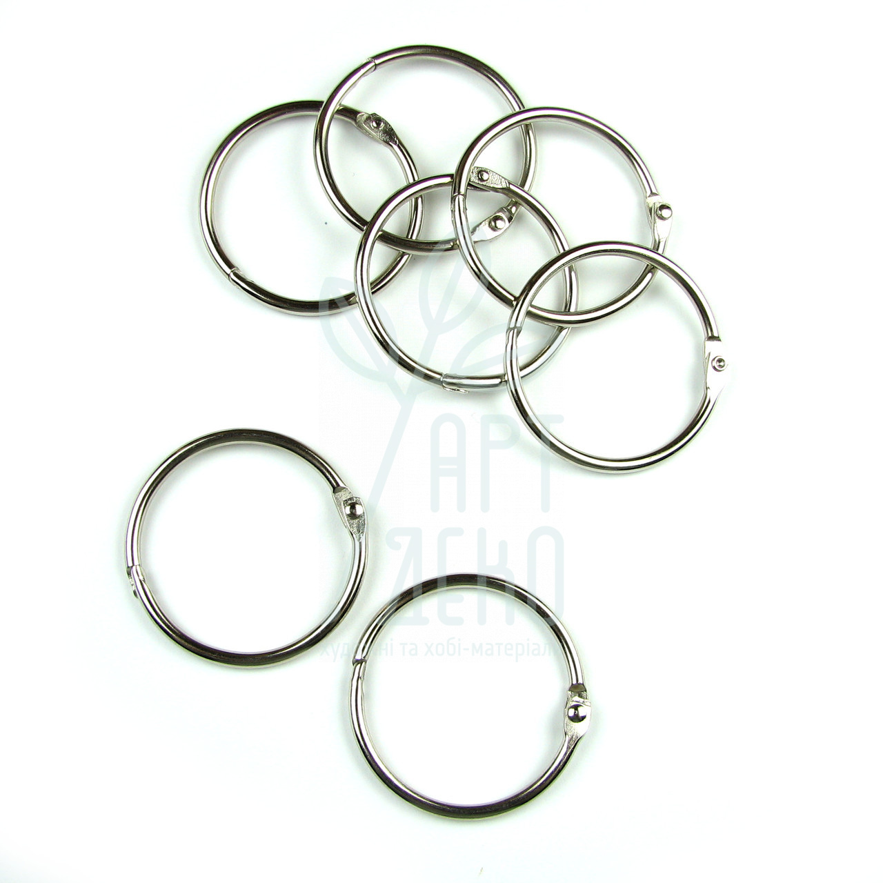 Набір кілець металевих для скрапбукінгу, 2 шт, D.K.ART & CRAFT 