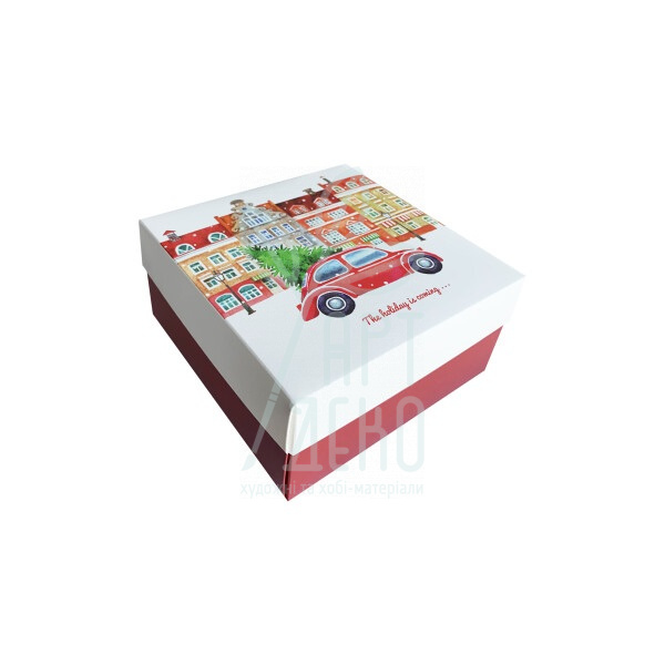 Коробка подарункова "Машинка", 20х20х10 см, Україна