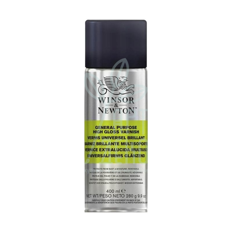 Лак-аерозоль універсальний Purpose High Gloss, ультраглянцевий, 400 мл, Winsor & Newton
