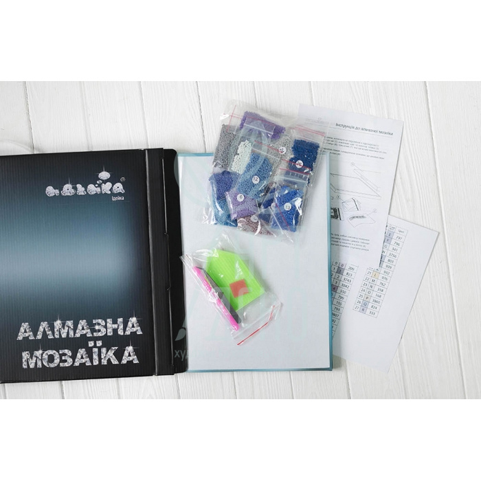 Набір з алмазною мозаїкою "Ніжний букет", 40х50 см, Ідейка