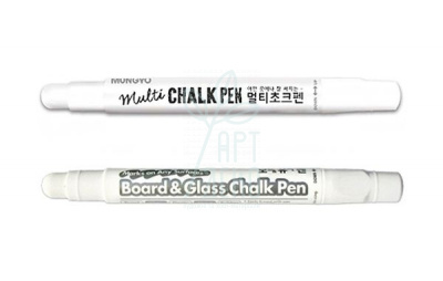 Маркер крейдяний Multi Chalk Pen, Білий, Mungyo