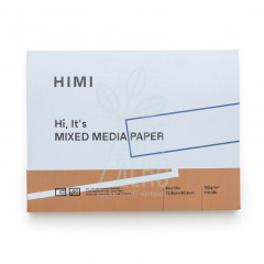 Склейка для змішаних технік Mixed Media, 22,9х30,5 см, 180 г/м2, 90 л, HIMI