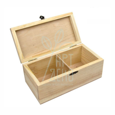 Скринька дерев'яна, з замком, дві секції, 20х10х8 см, ROSA Talent