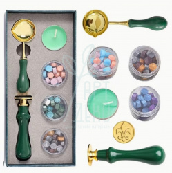 Набір для штампування сургучем, 6 предметів