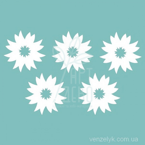 Набір чипбордів "Квіточки 05", 5 шт, Вензелик