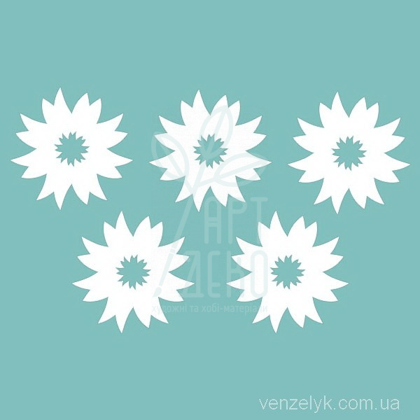 Набір чипбордів "Квіточки 05", 5 шт, Вензелик