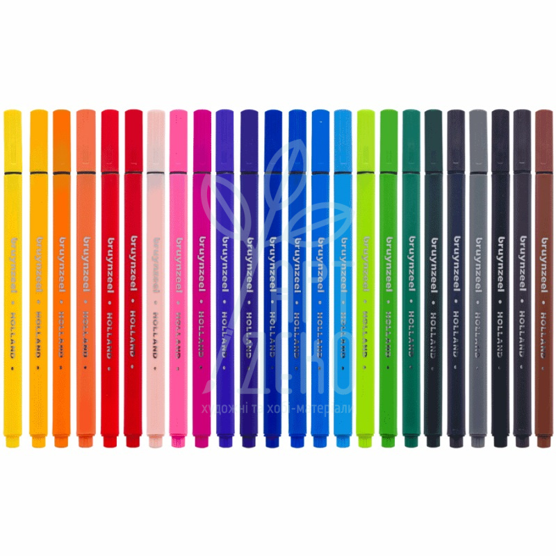 Набір лайнерів Fineliners, 24 кол., Bruynzeel