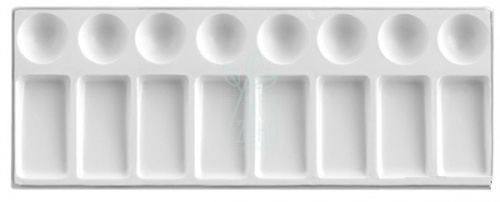 Палітра пластикова, прямокутна, 14 лунок, 11х30,5 см, D.K.ART & CRAFT