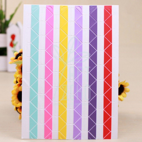 Кутики для альбомів і фотографій, трикутні, неонові, 102 шт, Китай