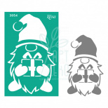 Трафарет багаторазовий самоклеючий Елементи та написи, №3054, серія "Новий рік",13х20см, ROSA Talent