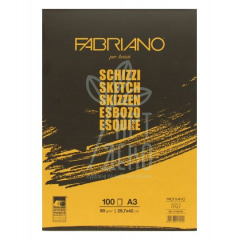 Альбом-склейка для ескізів Schizzi, А3 (29,7х42 см), 90 г/м2, 100 л., Fabriano Альбом-склейка для ескізів Schizzi, А3 (29,7х42 см), 90 г/м2, 100 л., Fabriano