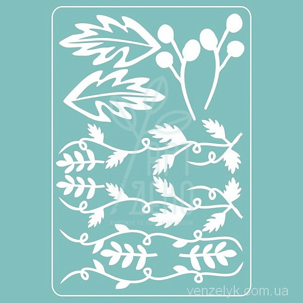 Набір чипбордів "Флора 02", Вензелик