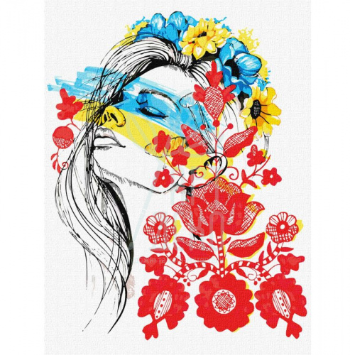 Набір для розпису за номерами "Молодість", 30х40 см, Ідейка