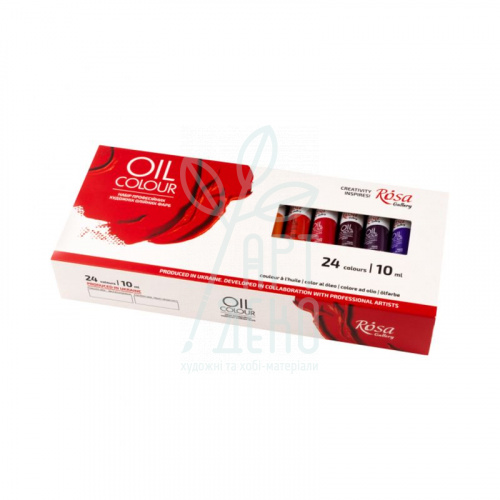 Набір олійних фарб Gallery, 24х10 мл, ROSA