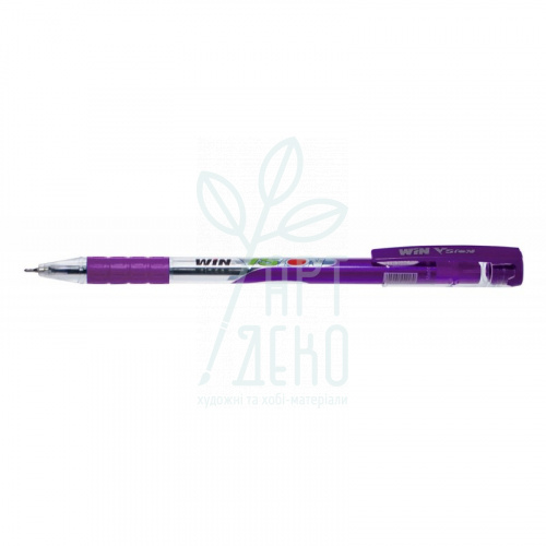 Ручка кулькова олійна Vision, 0,6 мм, фіолетова, WIN