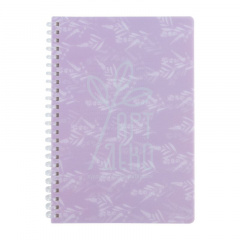 Блокнот "Lavender 1", спіраль, пластикова обкладинка, А5 (14,8х21 см), клітинка, 80 л, Axent