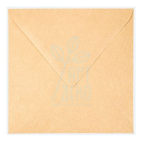 Конверт "Еко", крафтовий, 16х16 см, Pol-Mak