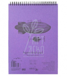 Альбом для ескізів AUTHENTIC Ingres, спіраль, А5 (14,8х21 см), 130 ...