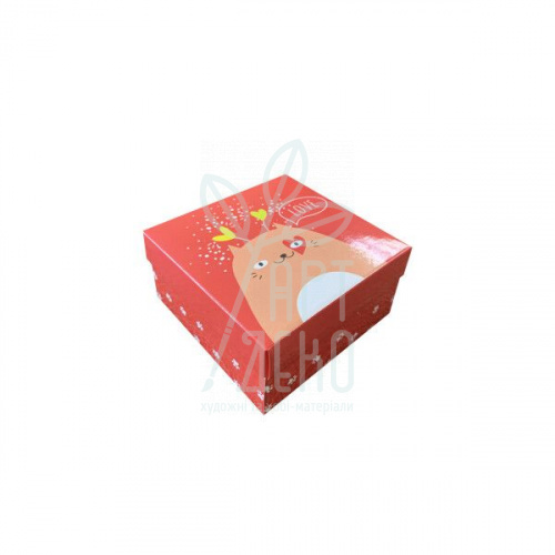 Коробка подарункова "Котик", 9х9х5 см, Україна