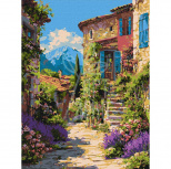 Набір для розпису за номерами "Кам’яна тиша", 30х40 см, Ідейка