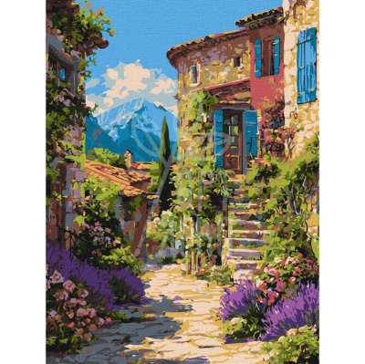 Набір для розпису за номерами "Кам’яна тиша", 30х40 см, Ідейка