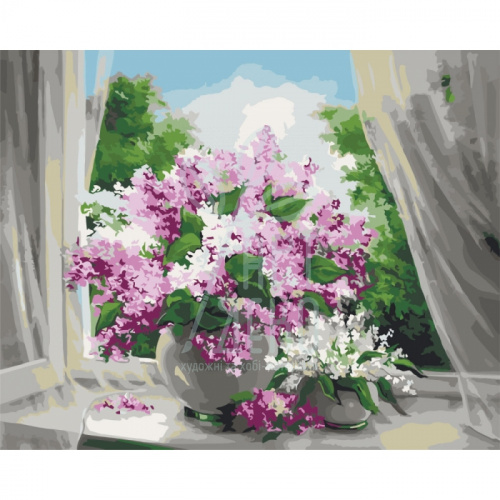 Набір для розпису за номерами Букети "На порозі літа", 40х50 см, Ідейка