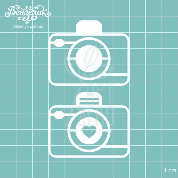 Набір чипбордів "Фотоапарат", 2 шт., Вензелик