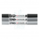 Набір маркерів акварельних двосторонніх Ecoline Duo Tip Black&Grey, 3 шт, Royal Talens