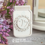 Набір чипбордів 3D "Баночка", Скрапбокс