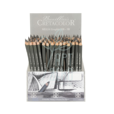 Олівець графітний Mega Graphite, потовщений, 5,5 мм, Cretacolor