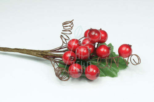 Гілка декоративна "Падуба", 16 см