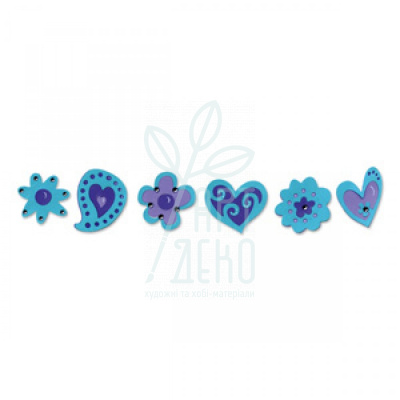 Набір ножів для скрапбукінгу Decorative Strip Die-Kids & Teens Mania, Sizzix Набір ножів для скрапбукінгу Decorative Strip Die-Kids & Teens Mania, Sizzix