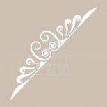 Трафарет бордюрний, серія K, KI-166, 6х20 см, Cadence