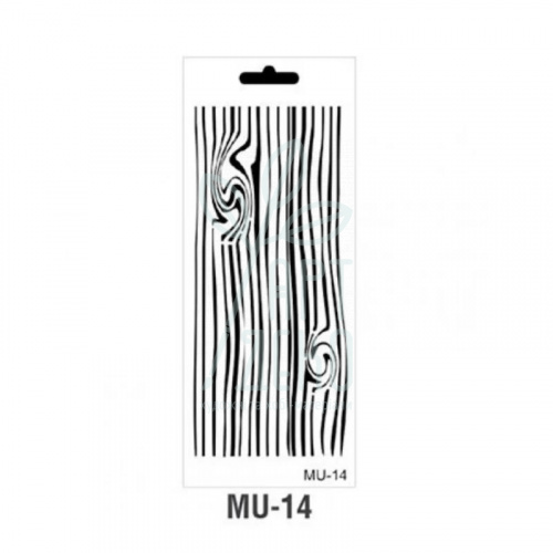 Трафарет, серія MU Mix Media Stensil, MU-14, 10х25 см, Cadence