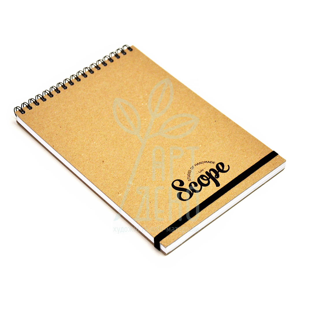 Блокнот-пленер Graph series, спіраль, А5 (14,8х21 см), 120 г/м2, 60 л., Scope