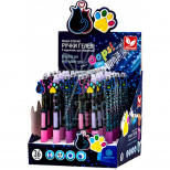 Ручка гелева "Пиши-стирай" Cats, синя, Школярик