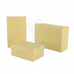 Коробка подарункова глітерна, золота, Україна