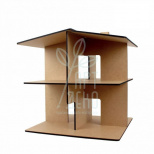 Ляльковий будиночок "Модерн 2", МДФ, 40х42,5х40 см, ROSA Talent