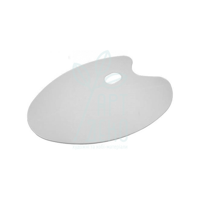 Палітра пластикова №4, овальна, 28х40 см, Україна