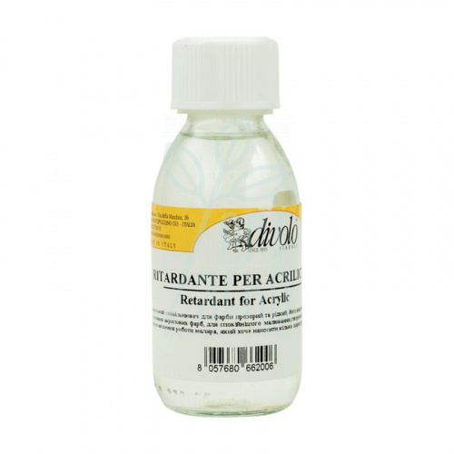 Сповільнювач висихання для акрилу, 125 мл, Divolo